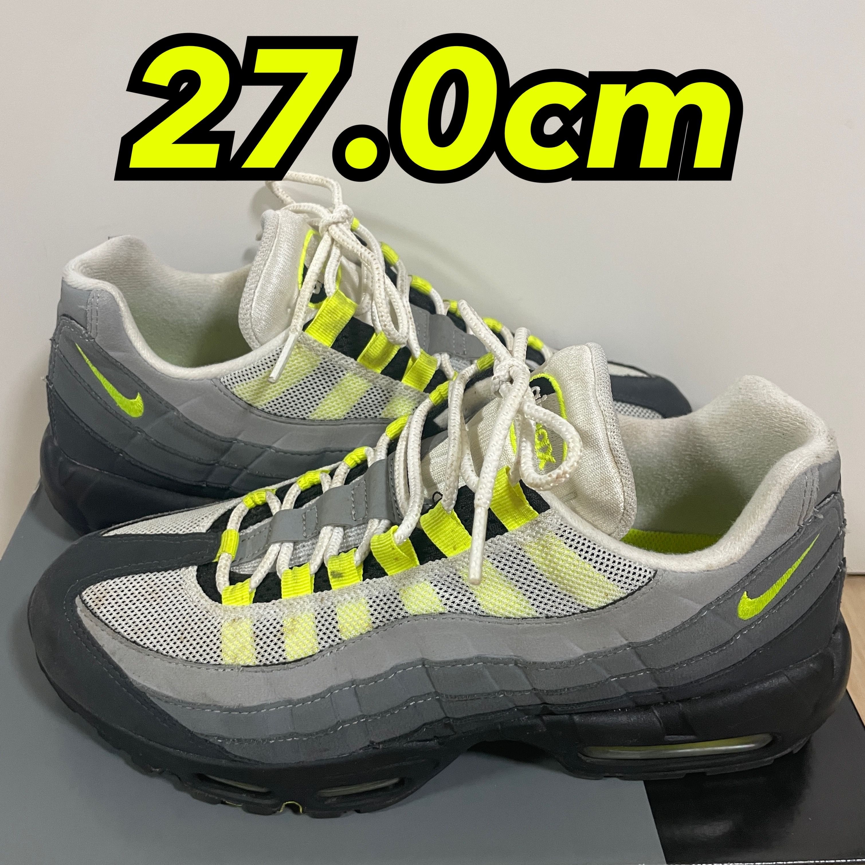 AIR きらっ MAX 95 エアマックス95 27cm ネオンイエロー イエローグラデ 