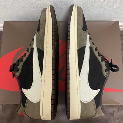 Travis Scott × Nike Air Jordan 1 Low OG SP-T "Black/Dark Mocha"