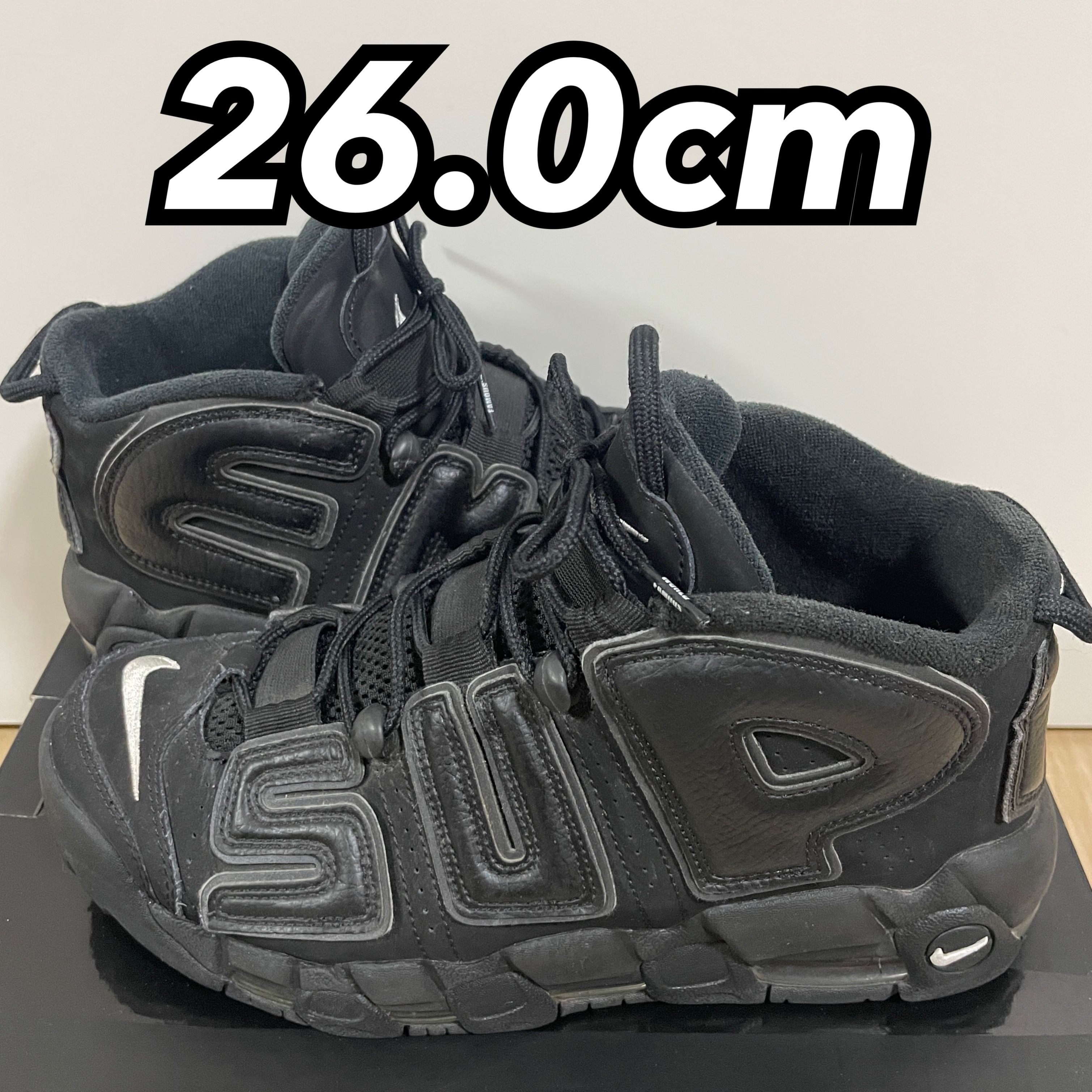 Supreme × Nike Air More Uptempo "Black"