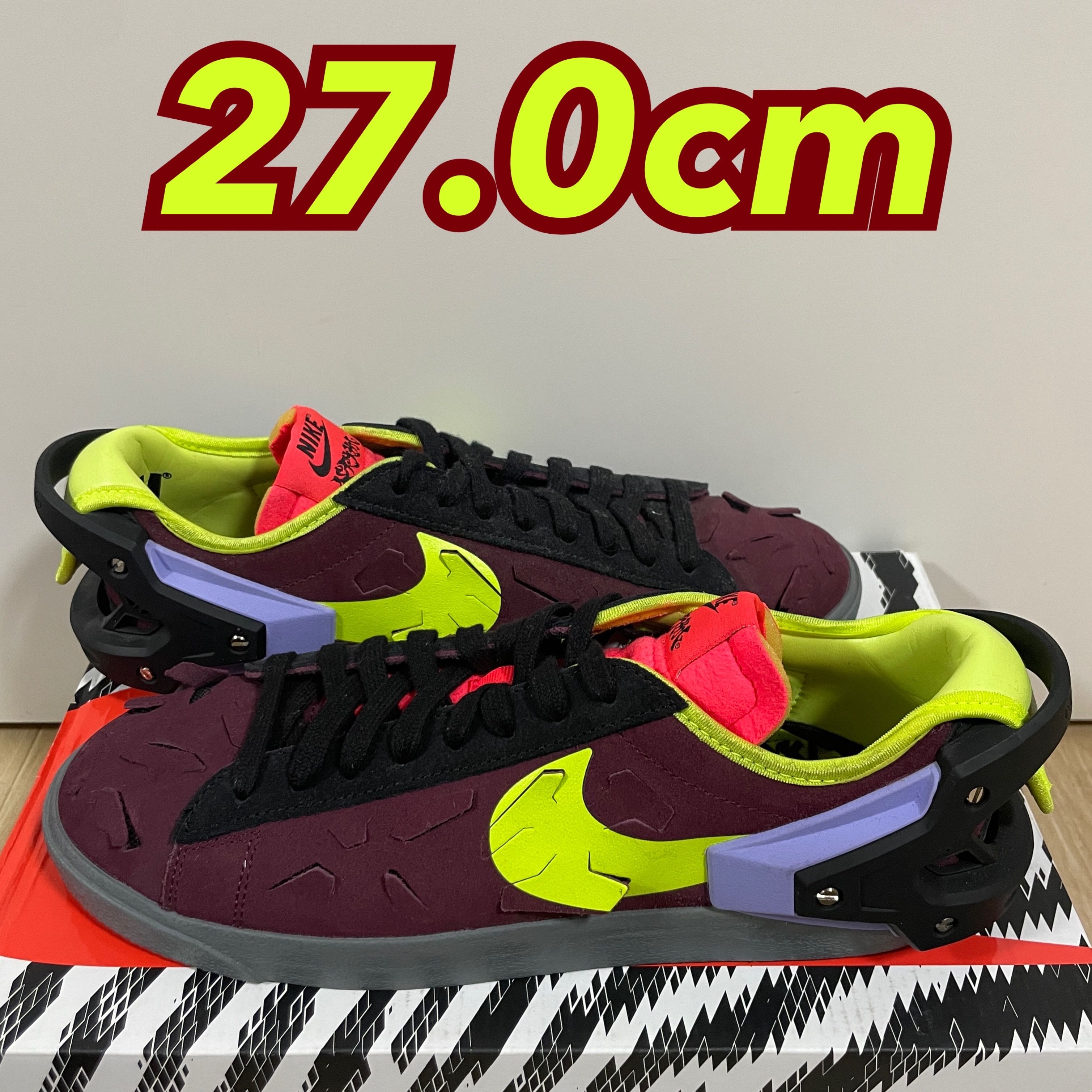 ACRONYM × Nike Blazer Low "Night Maroon"