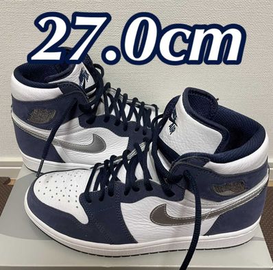 Nike Air Jordan 1 High OG CO.JP "White/Midnight Navy" (2020)(ブリーフケースなし)