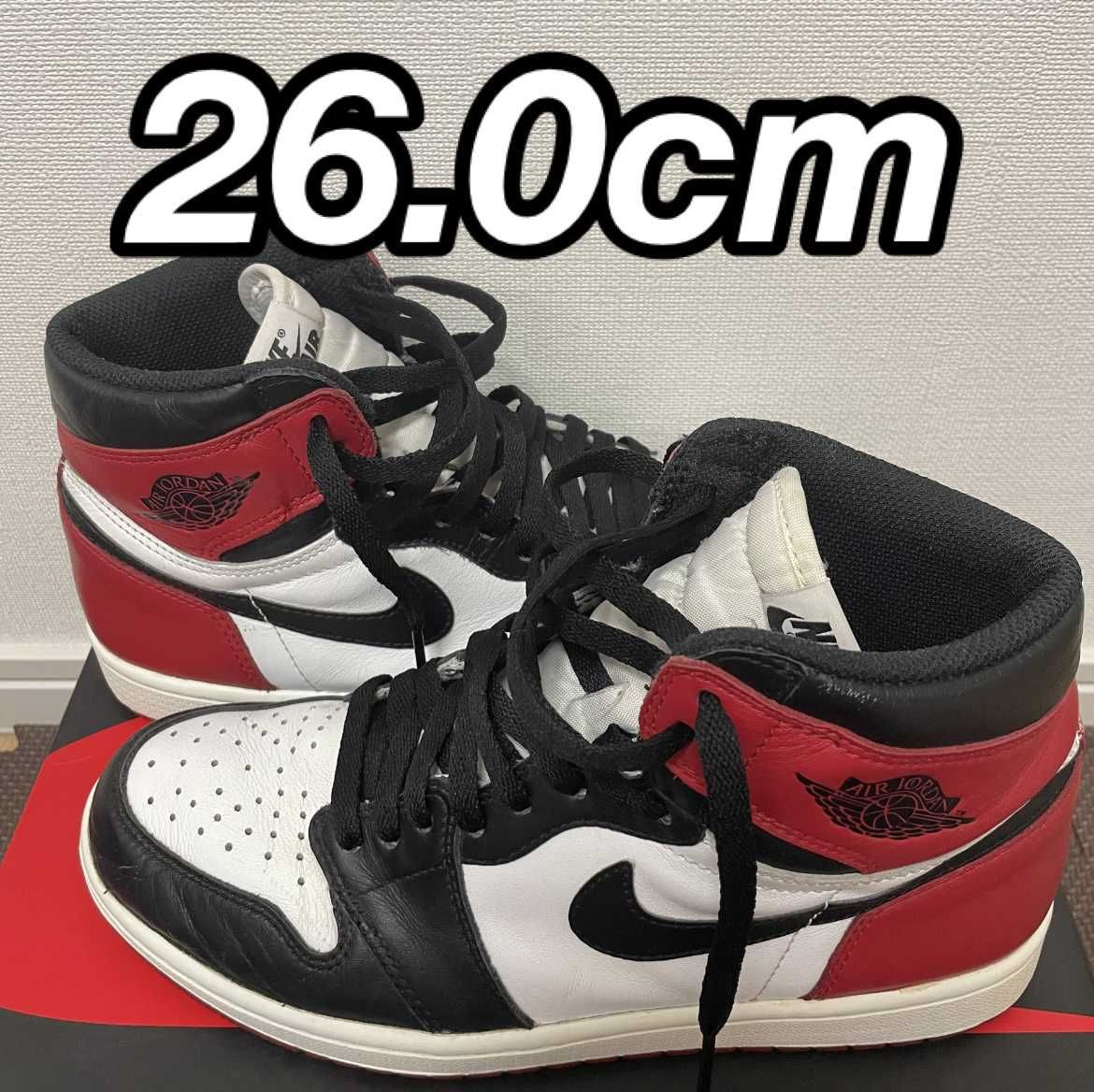 Nike Air Jordan 1 Retro High OG "Black Toe"(2016)