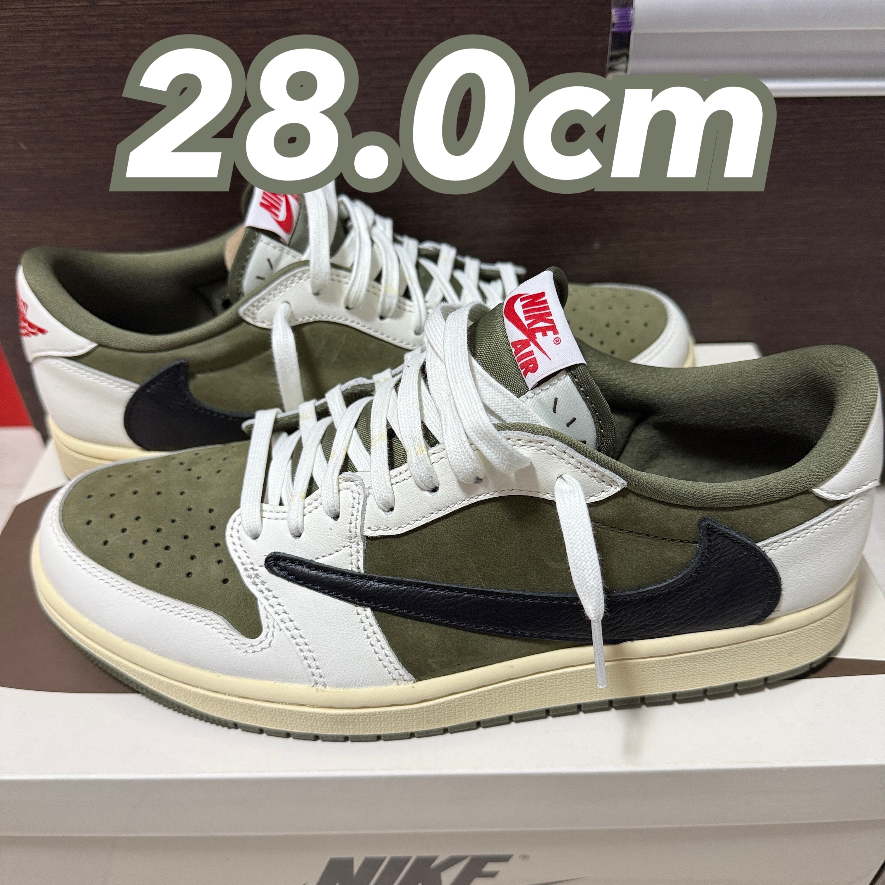 Travis Scott × Nike Air Jordan 1 Low OG SP "Reverse Olive"