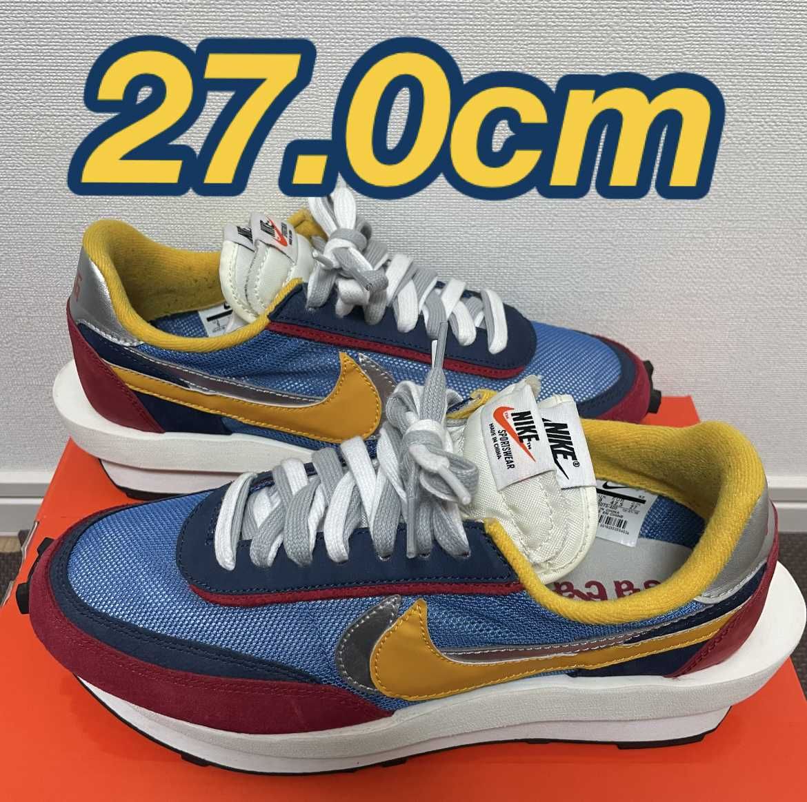 sacai × Nike LDV Waffle "Red/Blue"