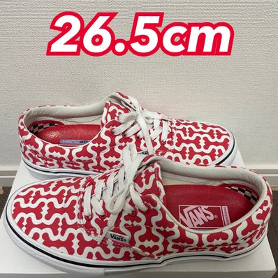 Supreme × Vans Monogram S Logo Skate ERA "Red"