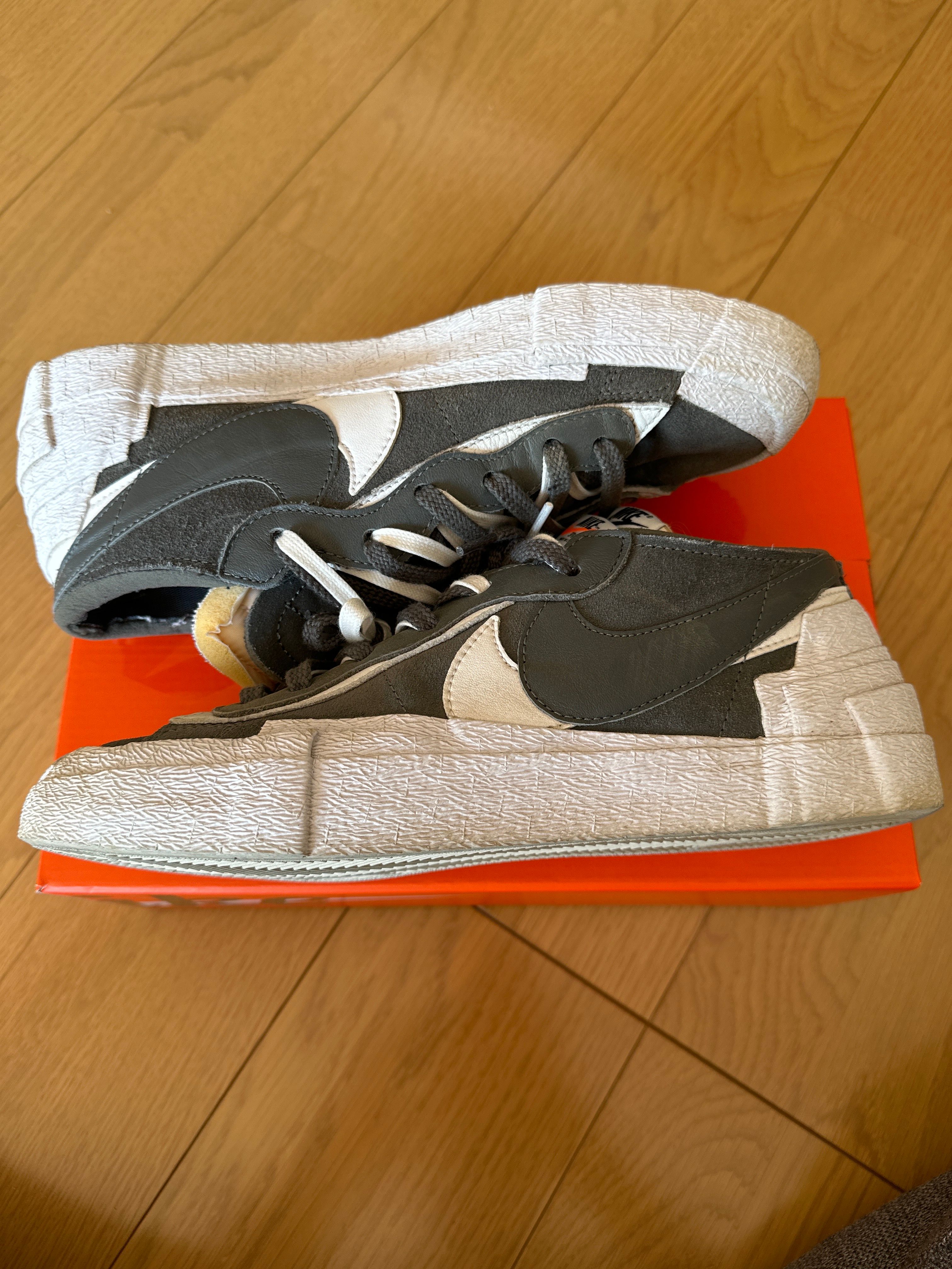 Sacai × Nike Blazer Low "Iron Grey"