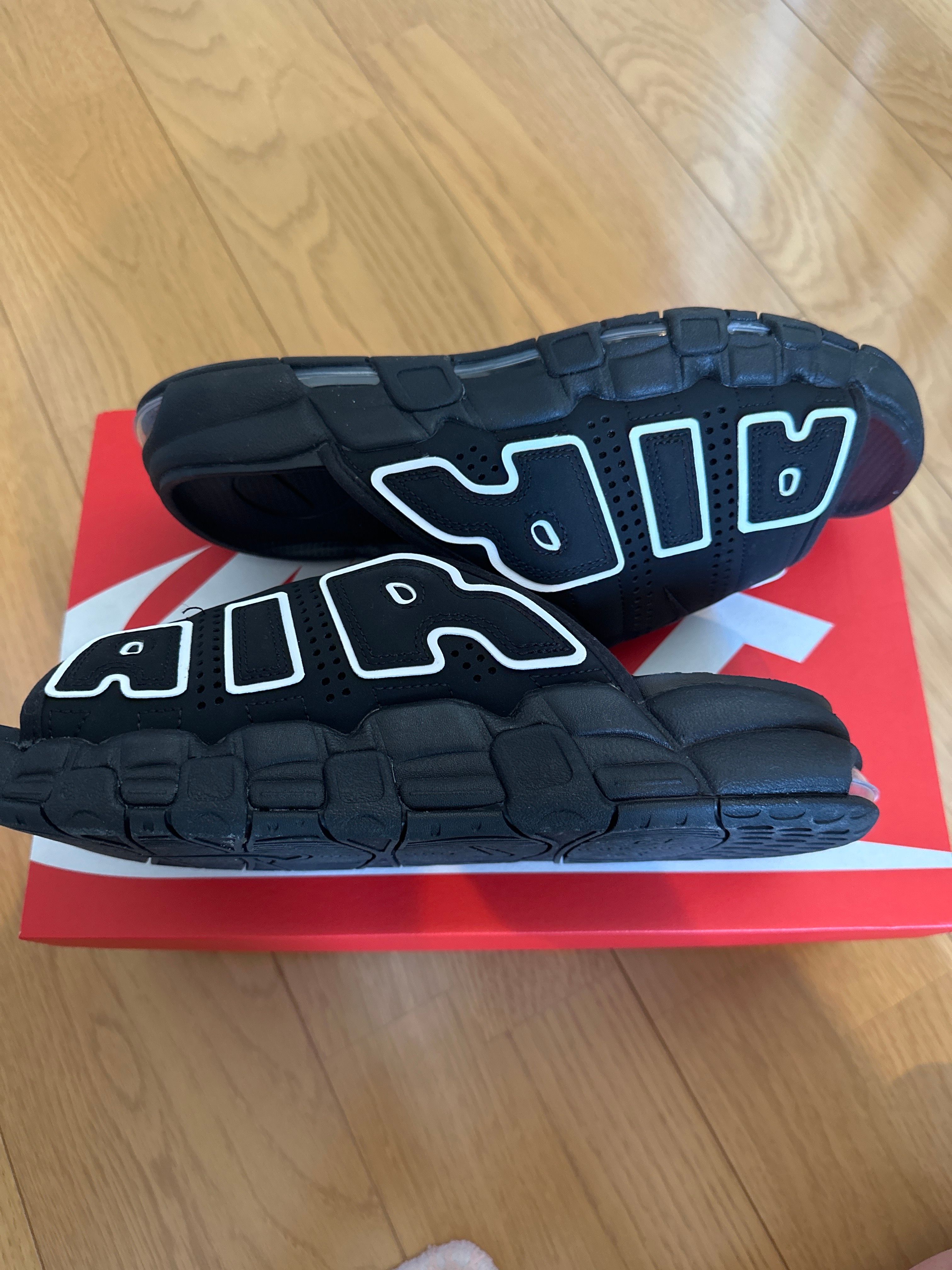 Nike Air More Uptempo Slide "Black" (DV2132-001/DV2137-001)