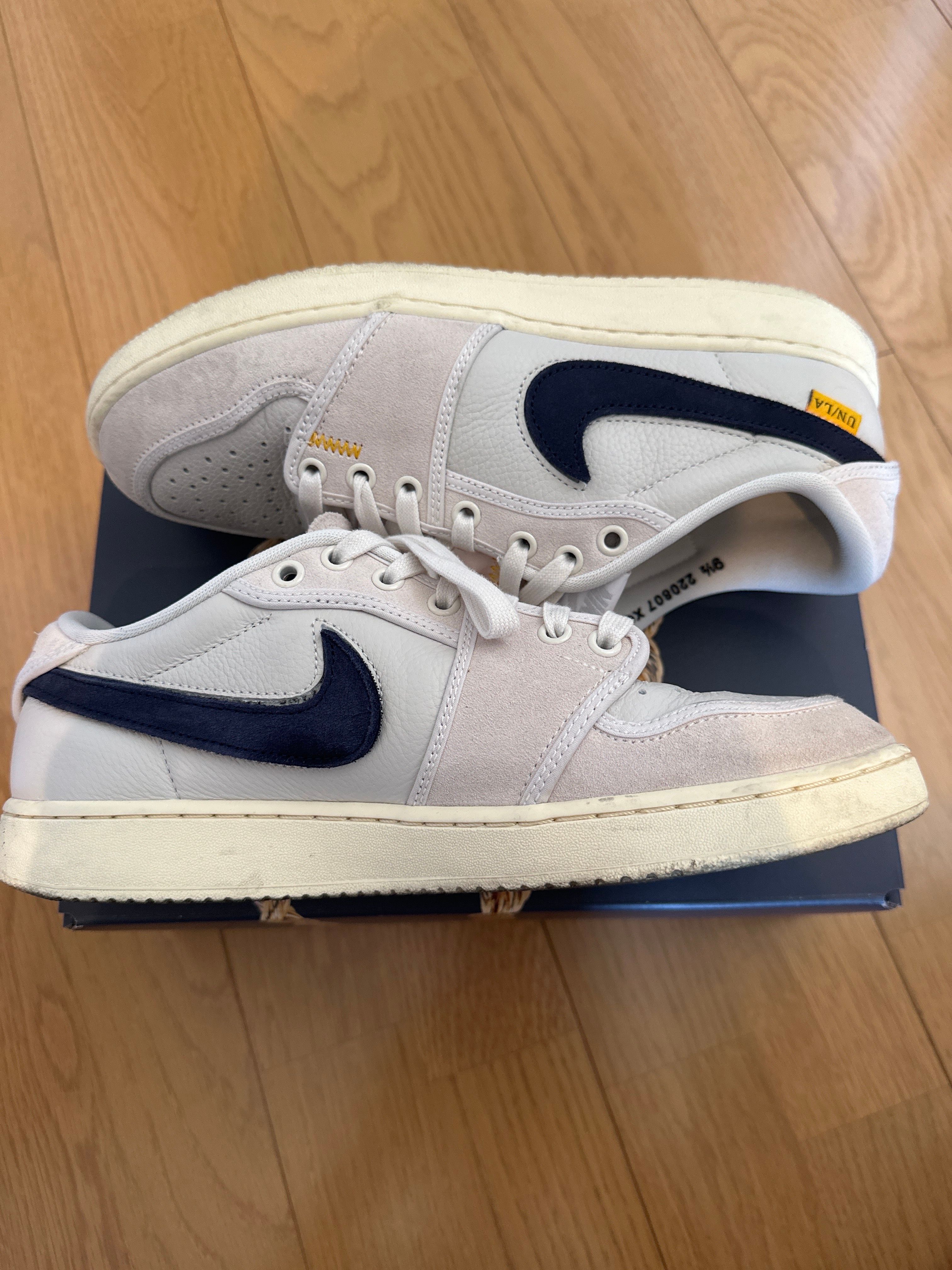 UNION × Nike Air Jordan 1 Low KO "Sail Leather"