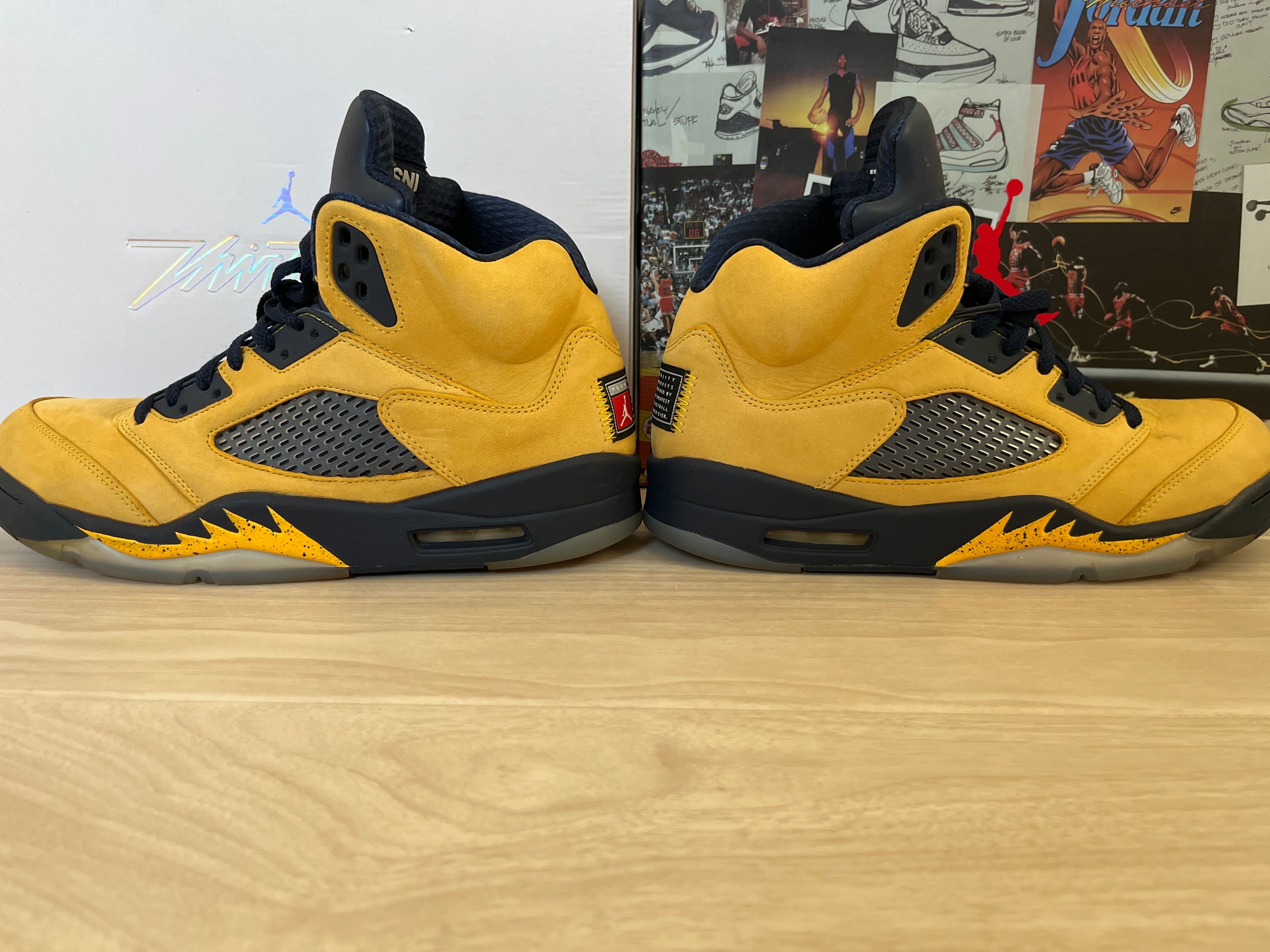 NIKE AIR JORDAN 5 "MICHIGAN"