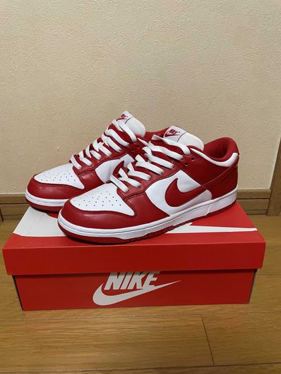 Nike Dunk Low SP "White and University Red"