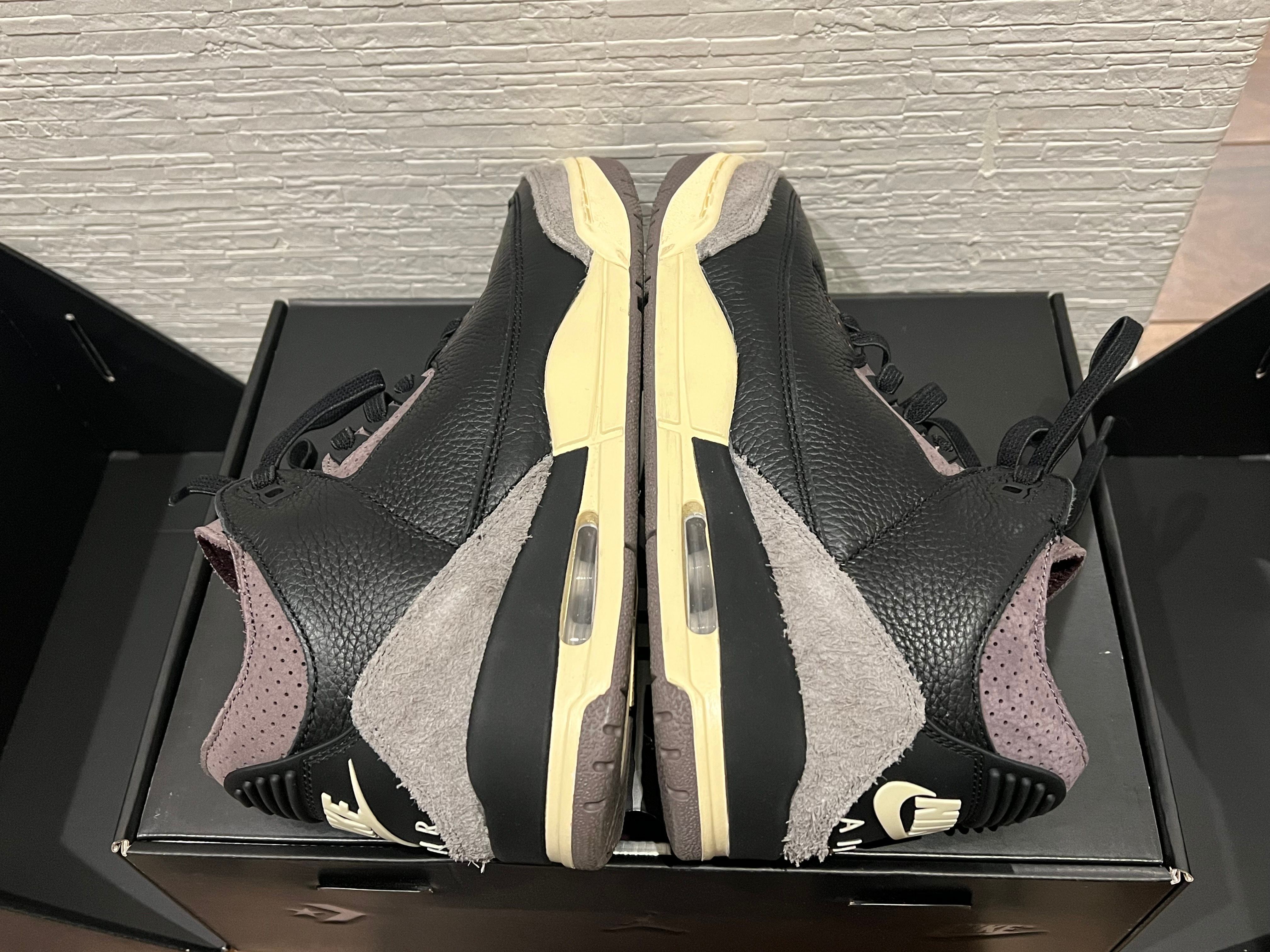 A Ma Maniere × Nike Women's Air Jordan 3 Retro OG SP "Black and Flat Pewter/WYWS"