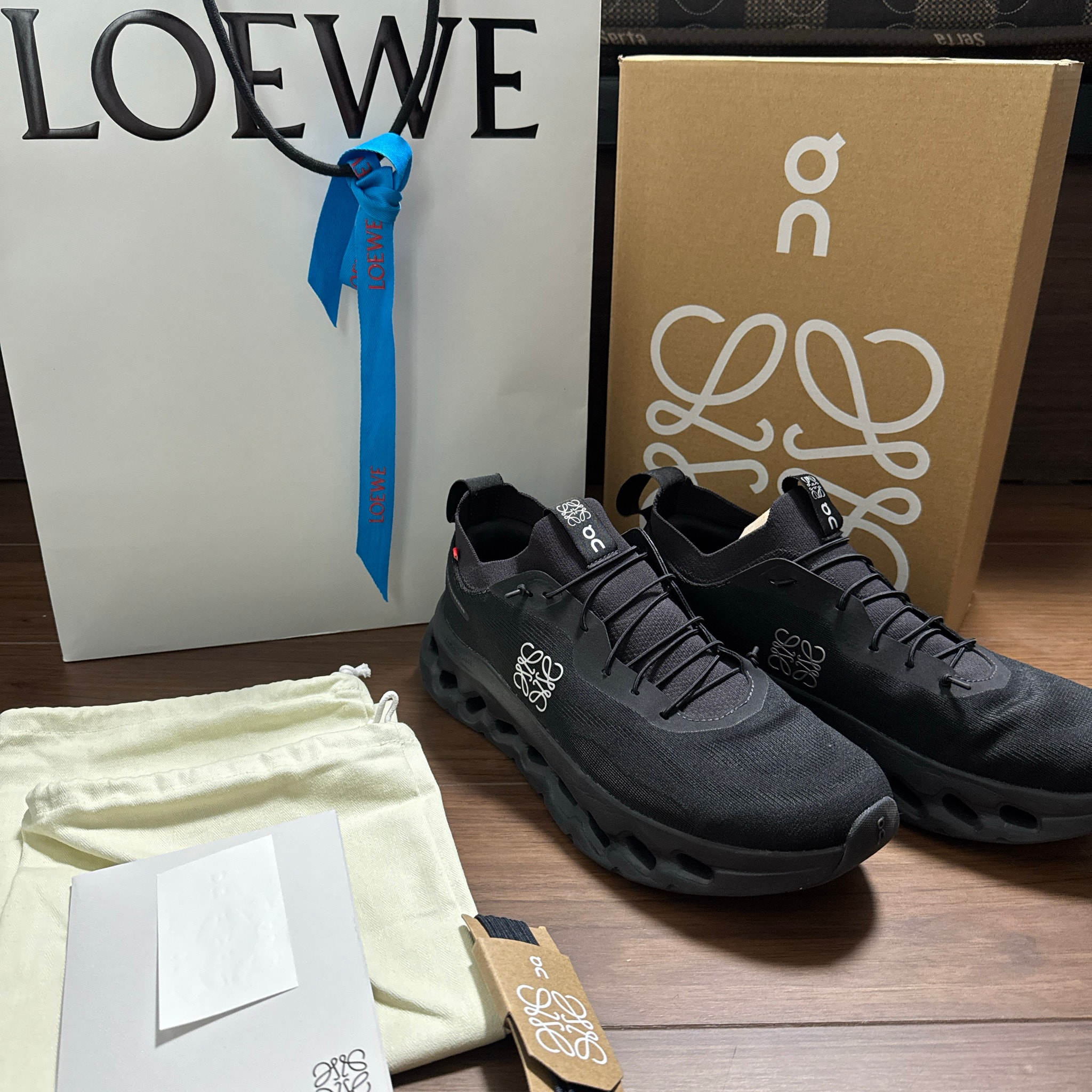 LOEWE × On Cloudtilt "All Black" (3MD30330485/M929282X15-3088)