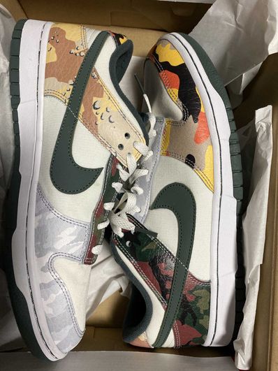 Nike Dunk Low "Sail Multi Camo"