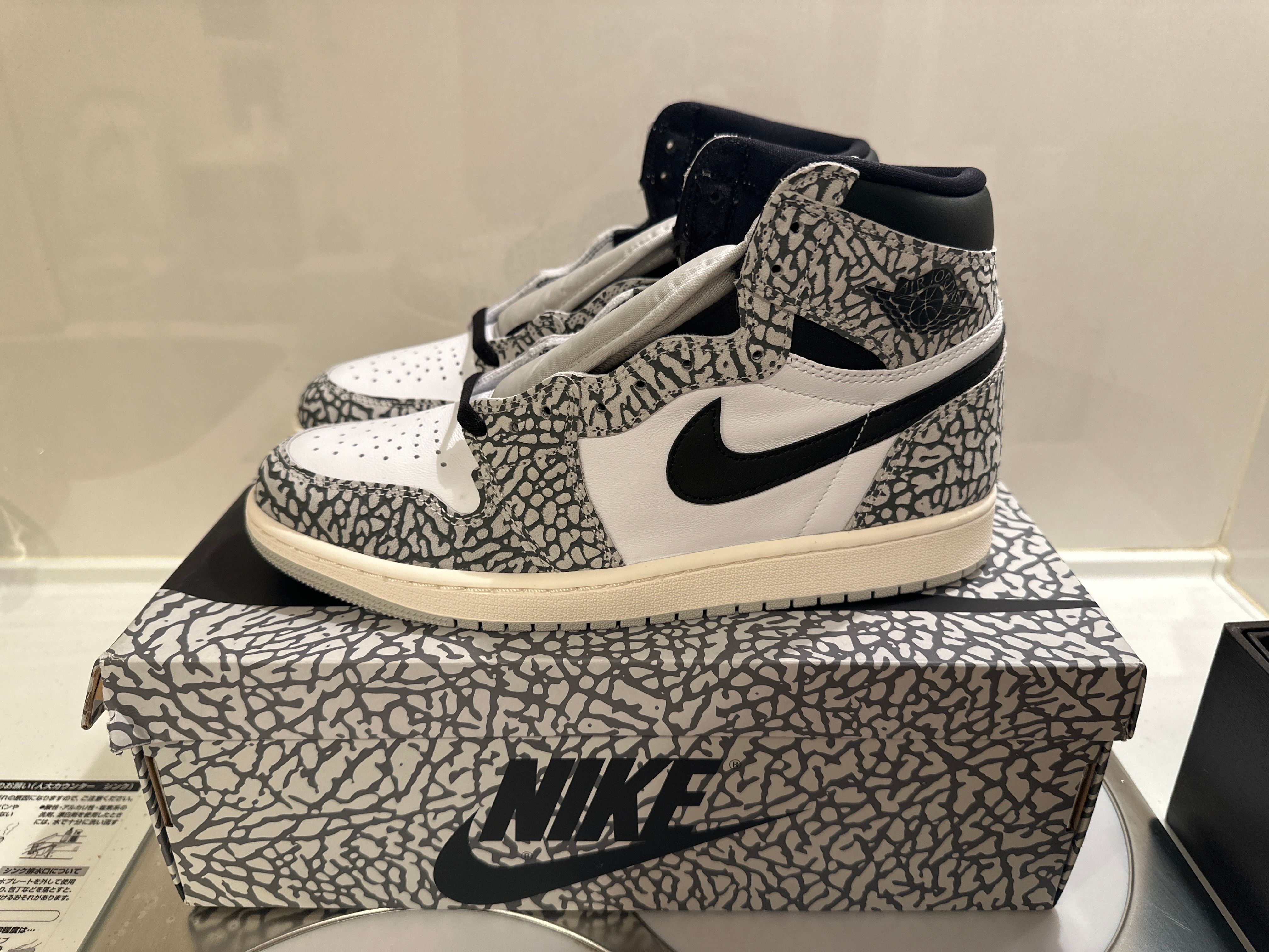 Nike Air Jordan 1 High OG "White Cement/Safari"