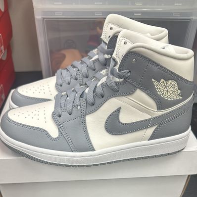 Nike Women's Air Jordan 1 Mid "Grey/Sail"