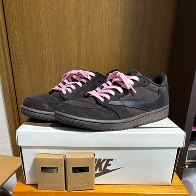 Travis Scott × Nike Air Jordan 1 Low OG SP "Velvet Brown and Dark Mocha"