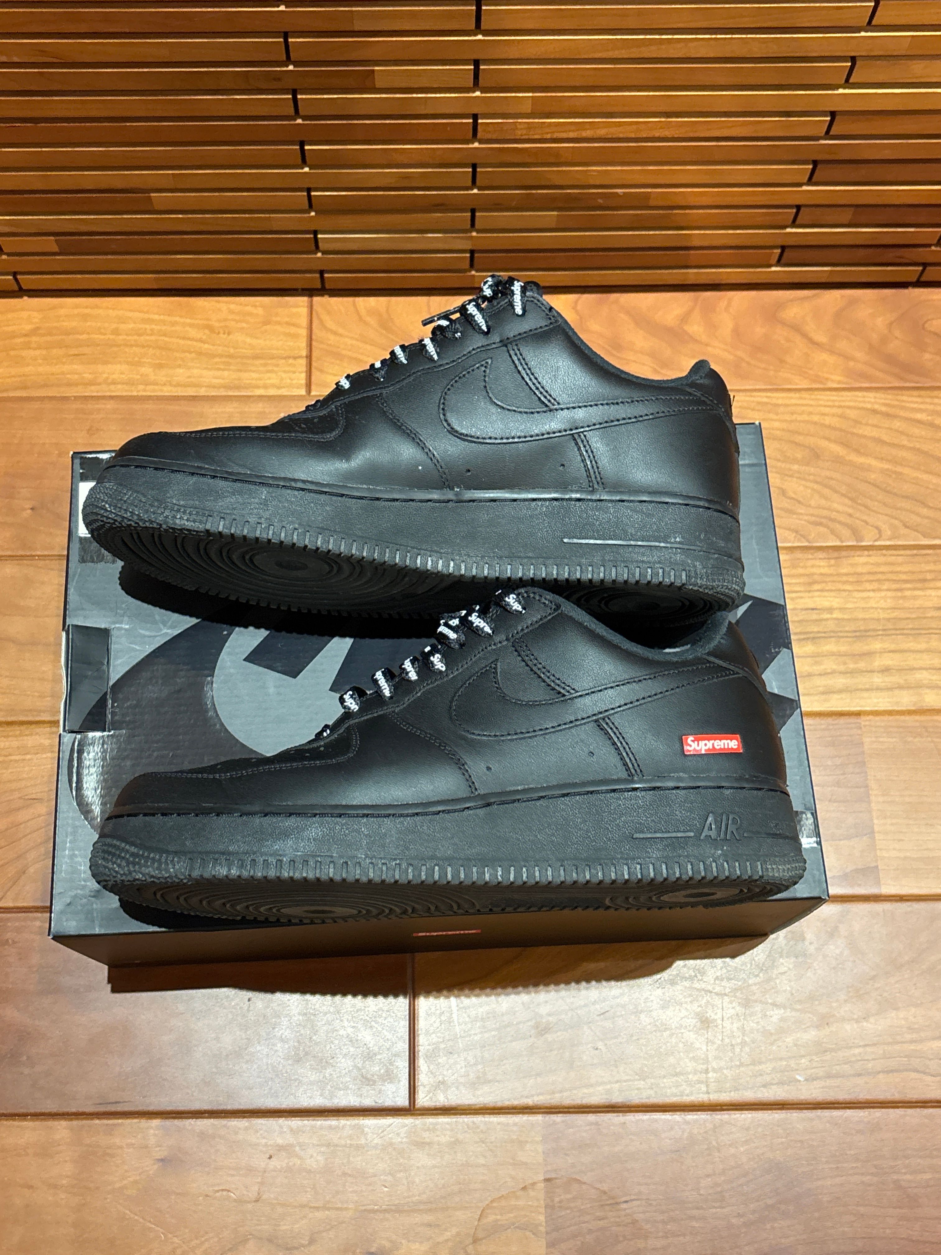 Supreme × Nike Air Force 1 Low "Black"
