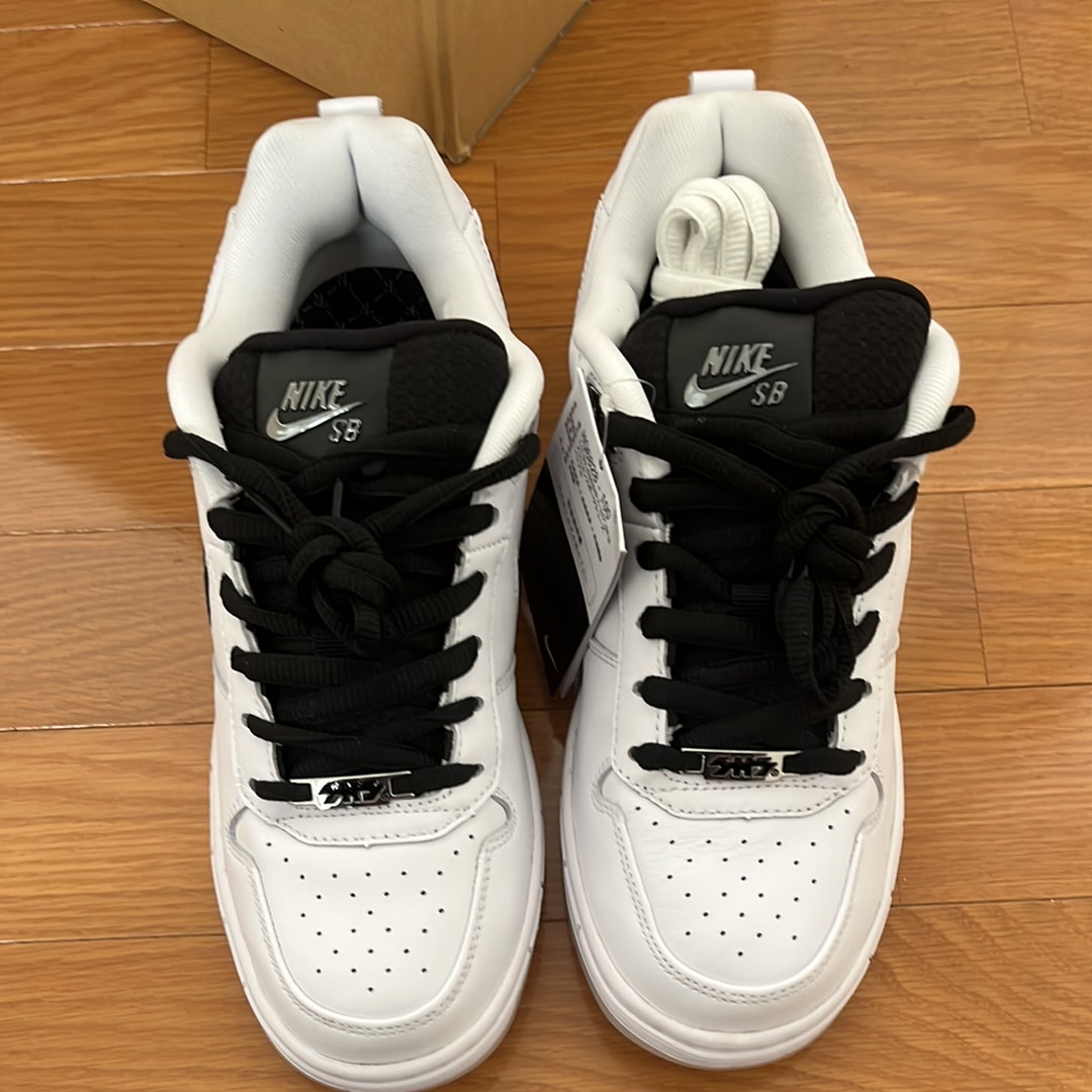 ナイキ SB ピーロッド1 レトロ "ホワイト アンド ブラック"