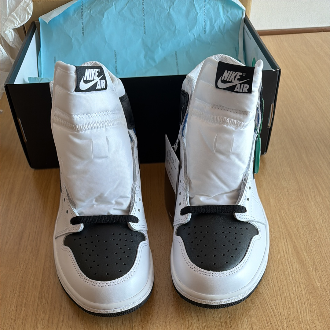 fragment design × UNION × Nike Air Jordan 1 Retro High OG "Black/White"