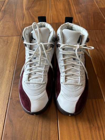 A Ma Maniere × Nike Women's Air Jordan 12 "White and Burgundy Crush"