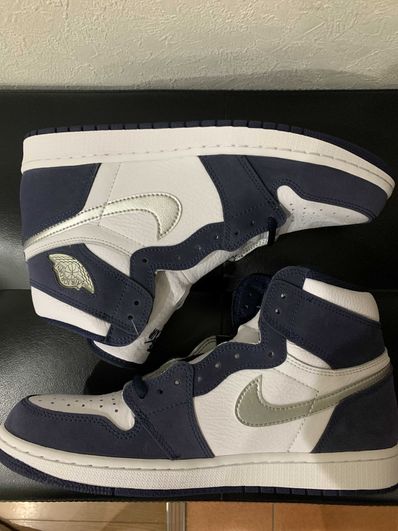 Nike Air Jordan 1 High OG CO.JP "White/Midnight Navy" (2020)(ブリーフケースなし)