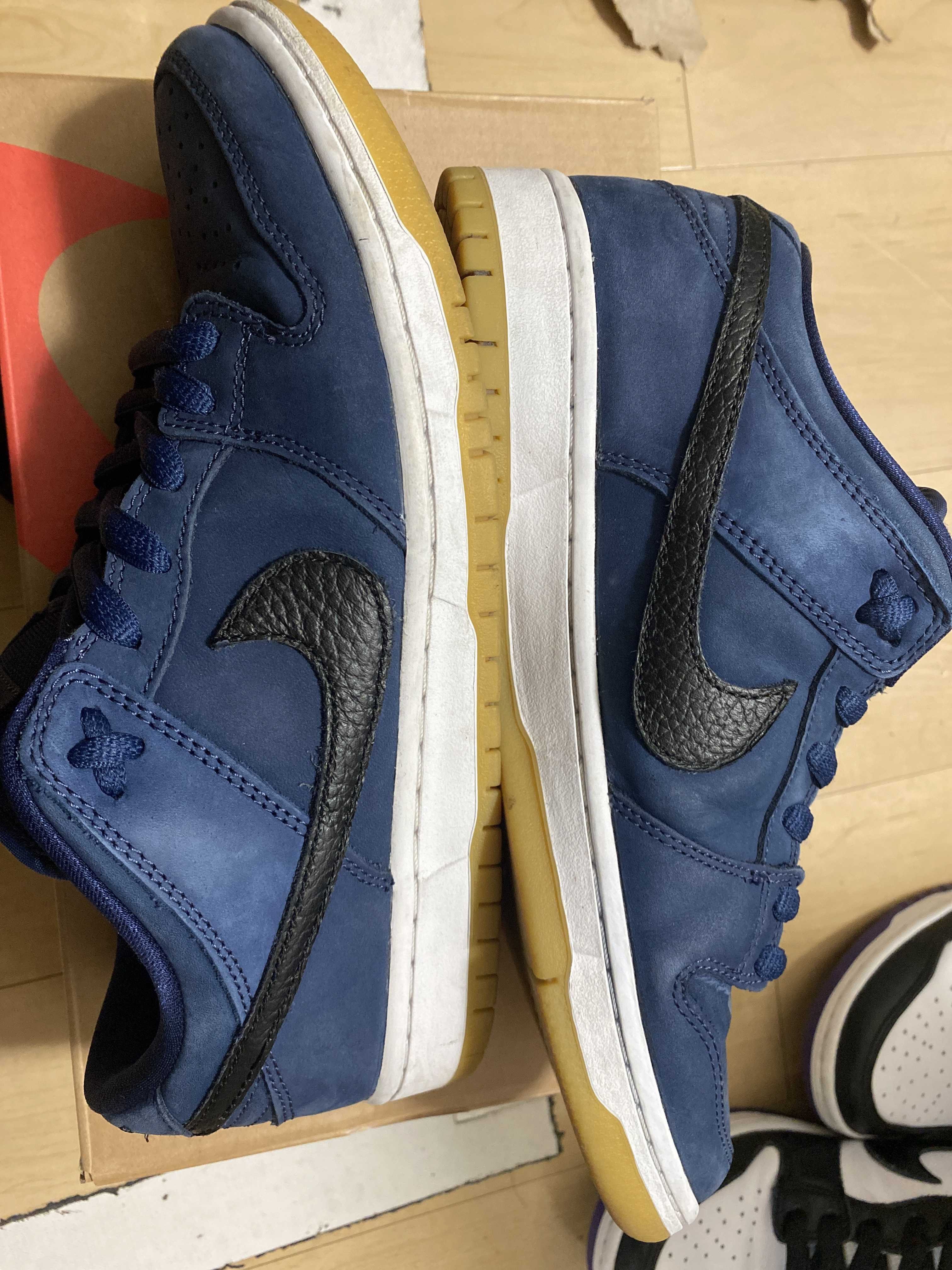 Nike SB Dunk Low Orange Label "Obsidian/Black-Light Gum Brown"