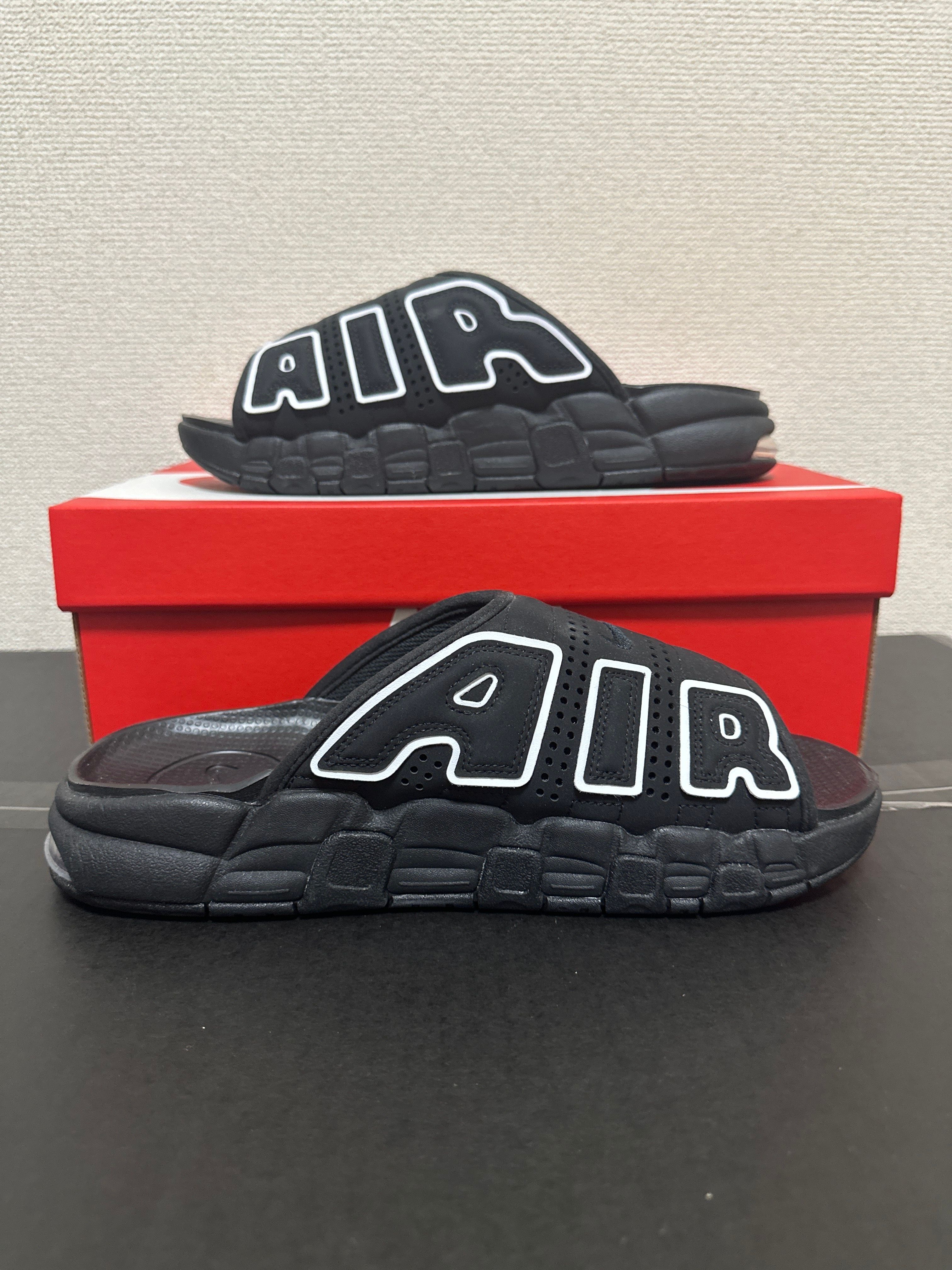 Nike Air More Uptempo Slide "Black" (DV2132-001/DV2137-001)