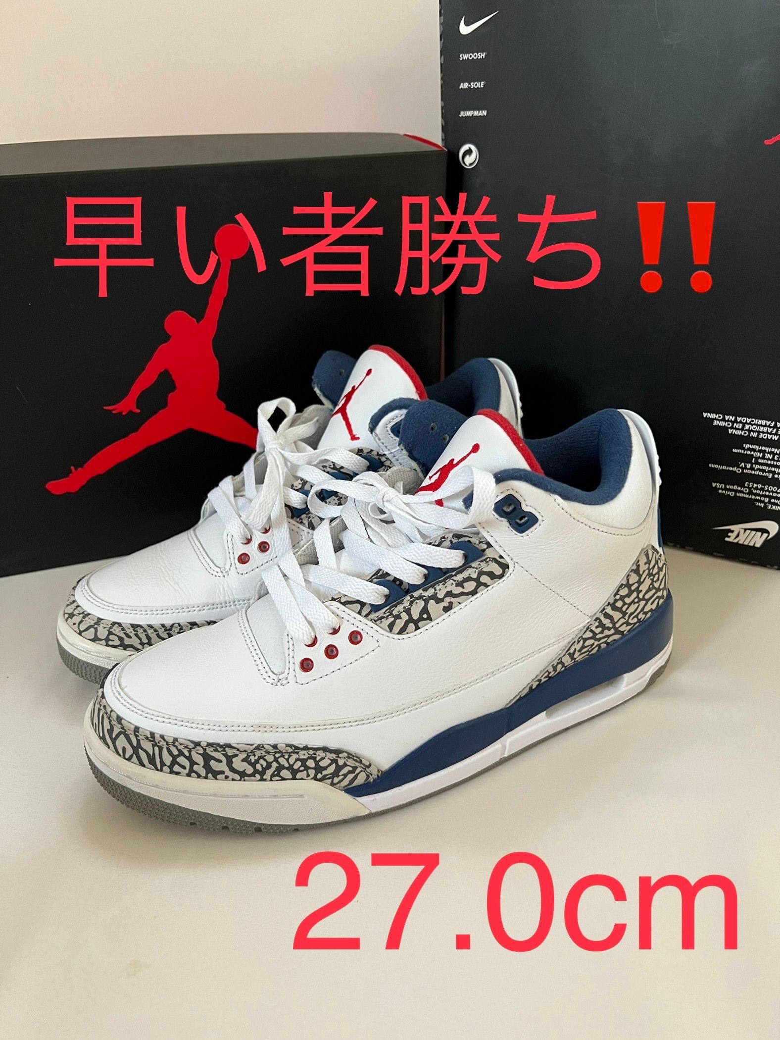 Nike Air Jordan 3 Retro "True Blue" (2016)