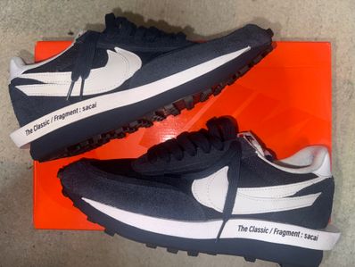 Fragment × sacai × Nike LD Waffle "Blackended Blue"