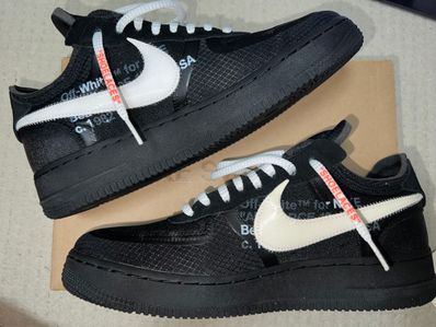Off-White × Nike Air Force 1 Low "Black"