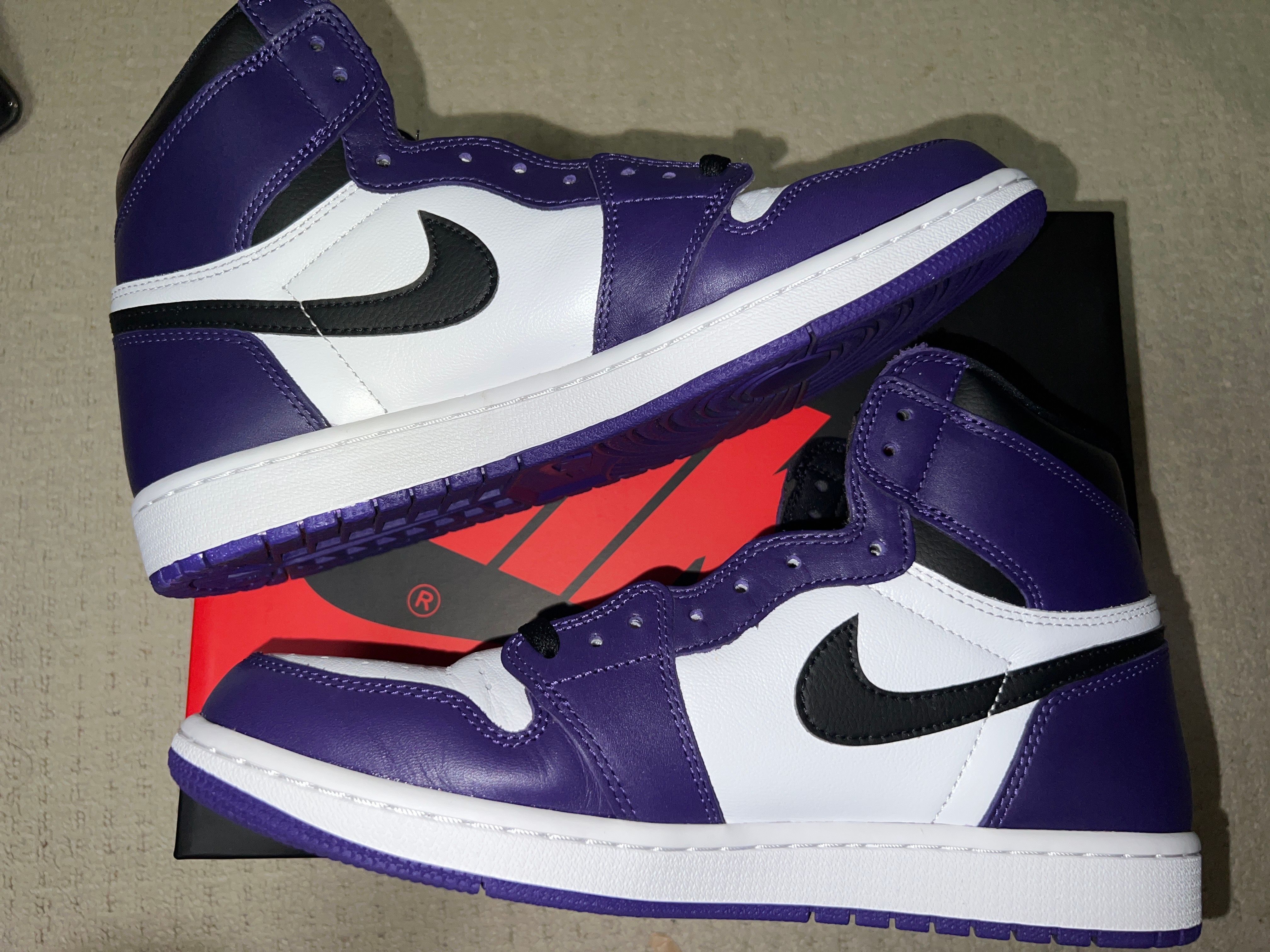 Nike Air Jordan 1 Retro High OG "Court Purple White/Black" (2020)   