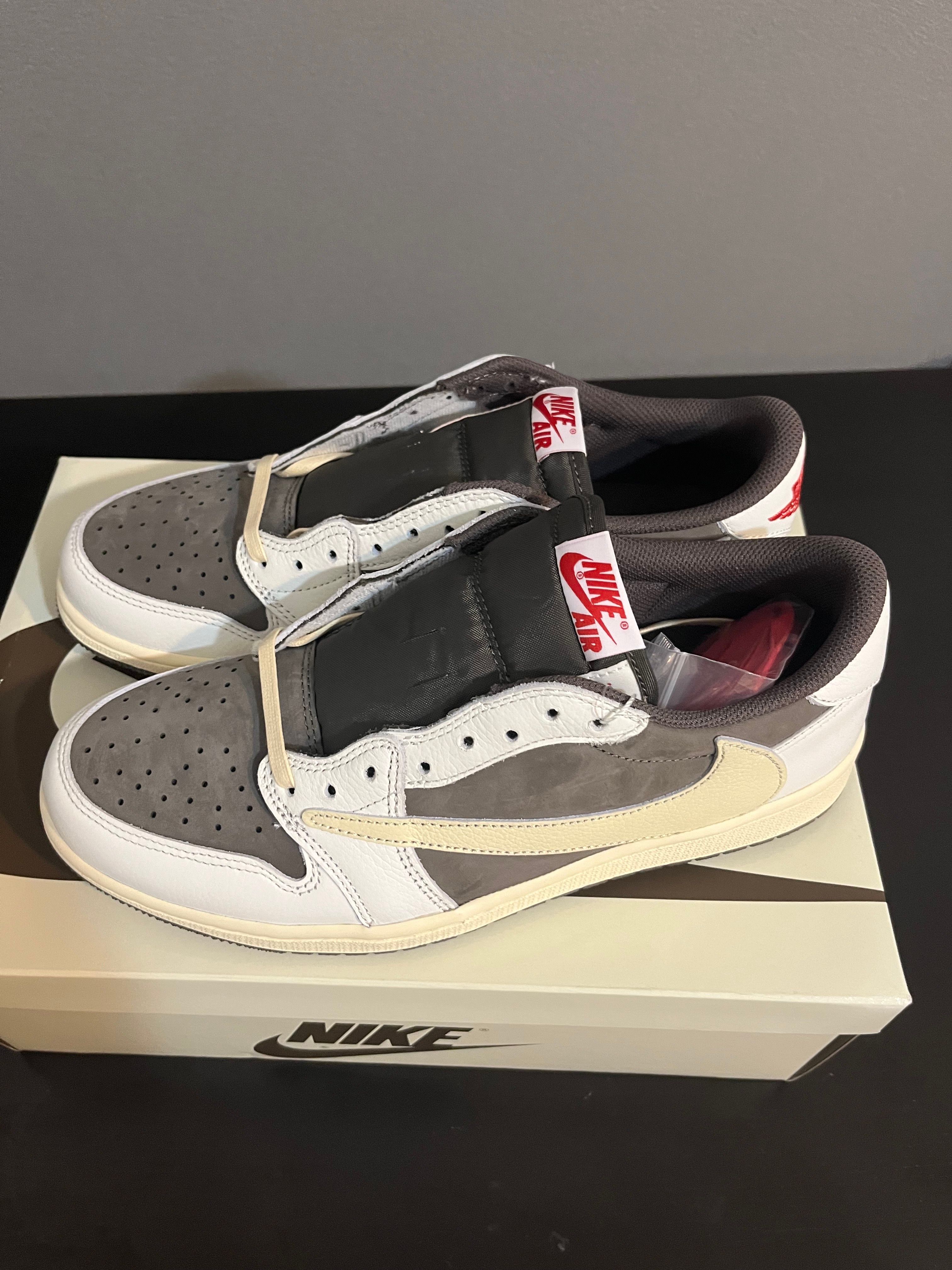 Travis Scott × Nike Air Jordan 1 Low OG SP "Reverse Mocha/Sail and Ridgerock"