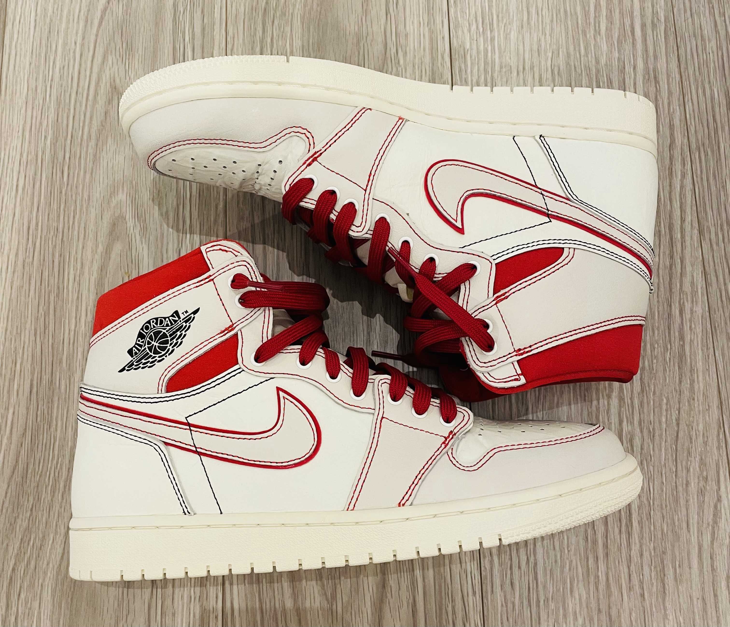 Nike Air Jordan 1 Retro High OG "Sail/University Red"     