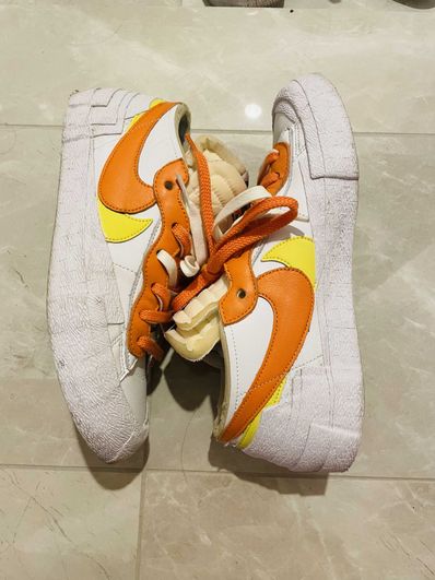 SACAI × NIKE BLAZER LOW "MAGMA ORANGE"