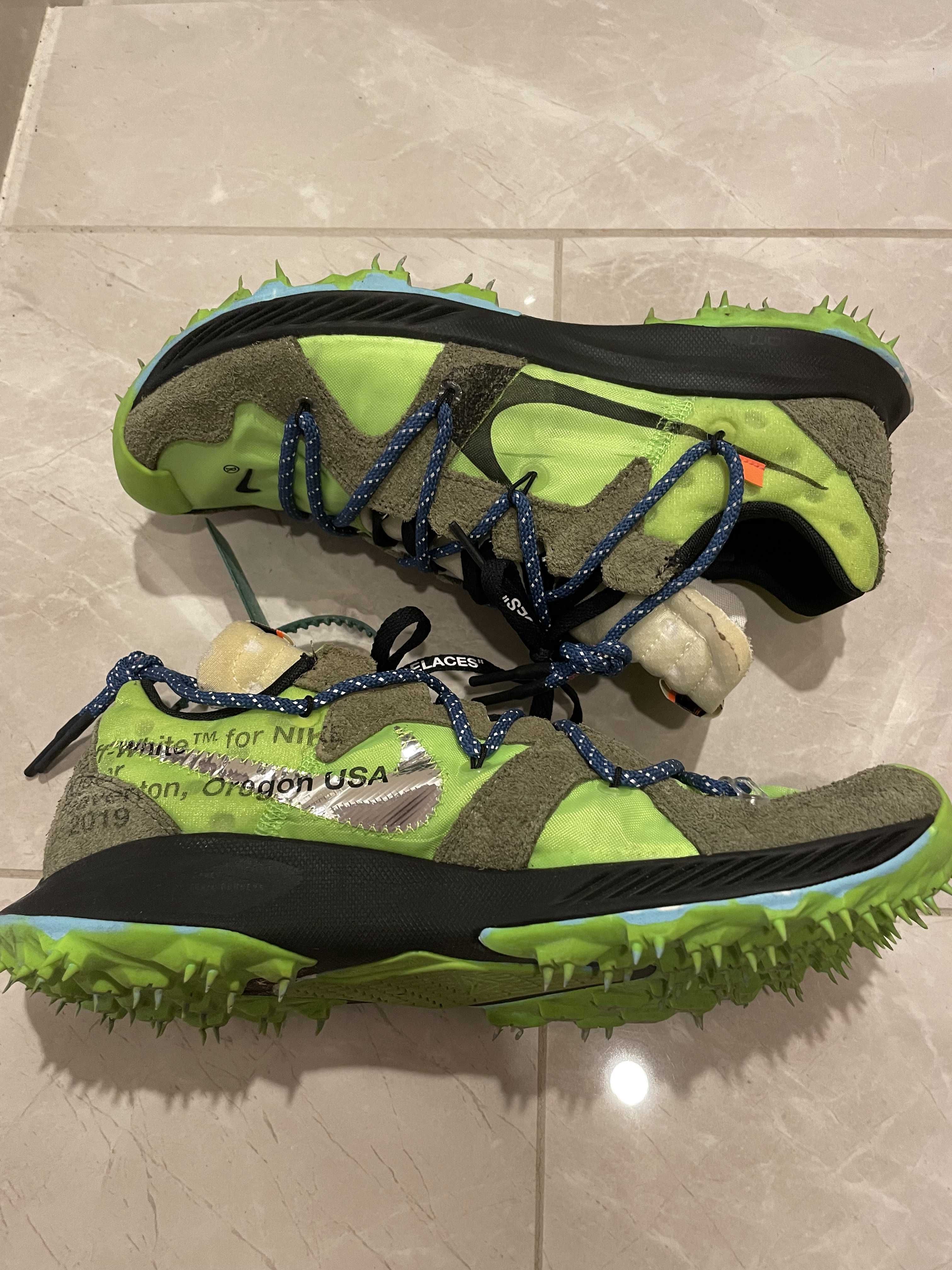Off-White × Nike Women's Air Zoom Terra Kiger 5 "Green"