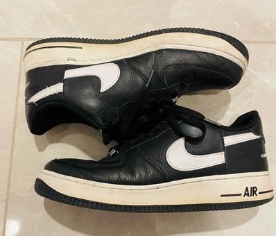 Supreme × COMME des GARCONS SHIRT × Nike Air Force 1 Low "Black/White" (2018)