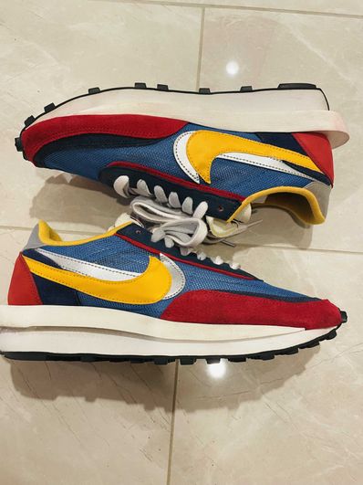 sacai × Nike LDV Waffle "Red/Blue"