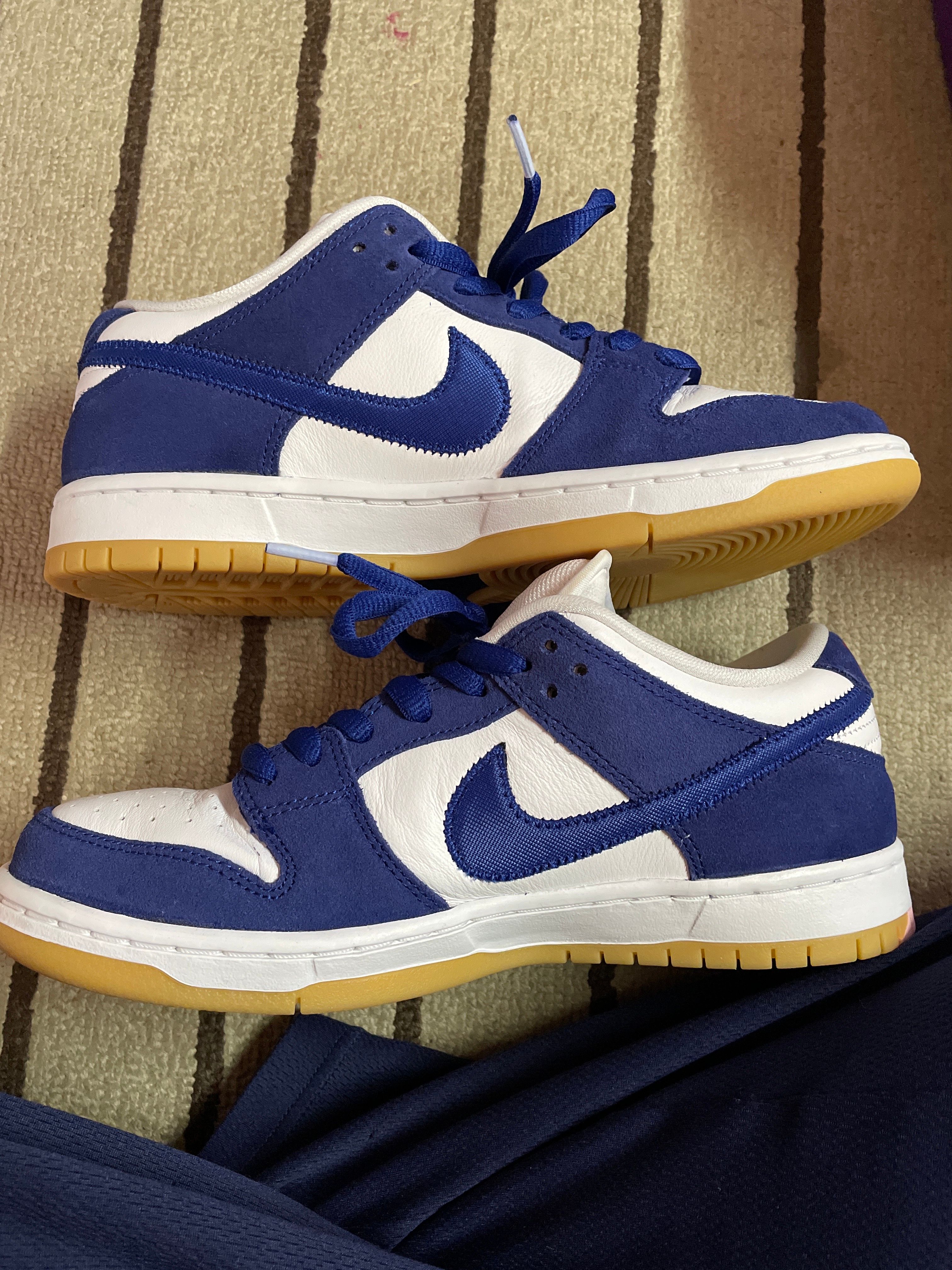 Nike SB Dunk Low "Los Angeles Dodgers/Deep Royal Blue"