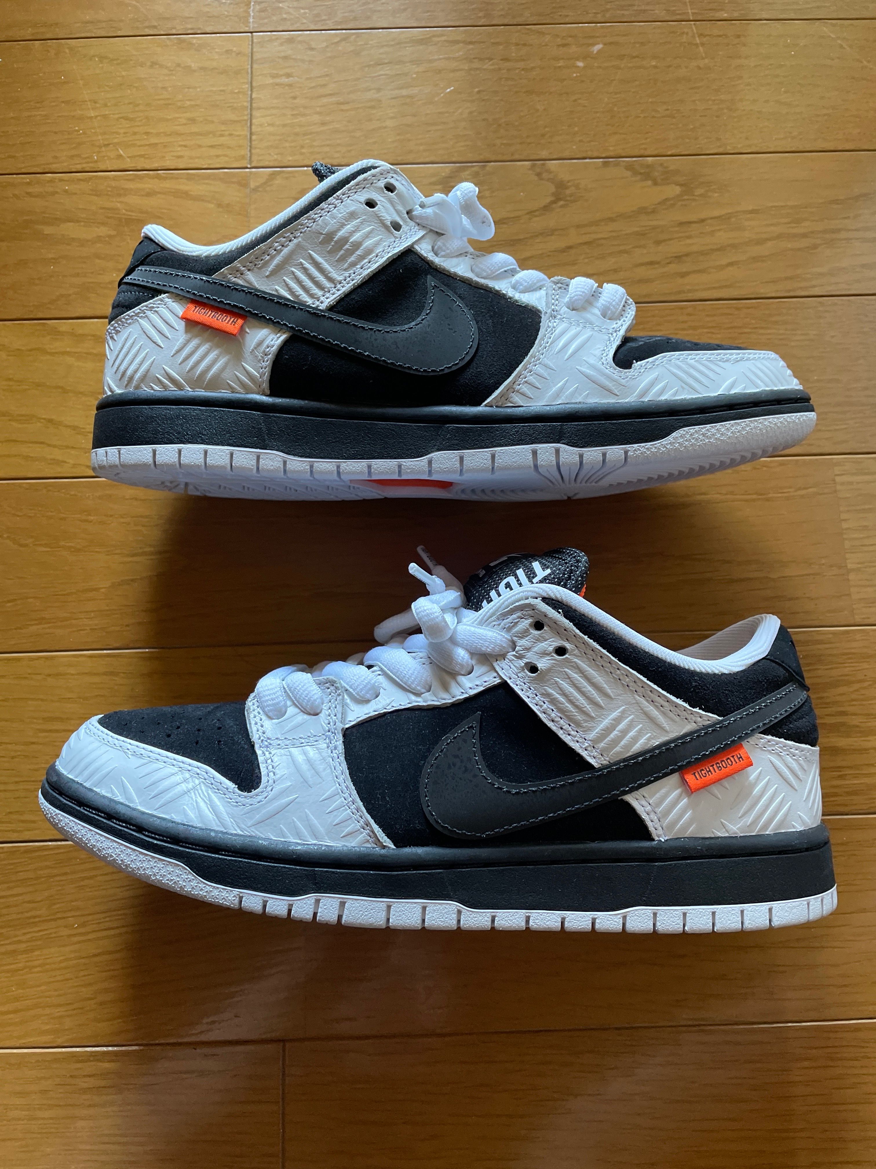 TIGHTBOOTH × Nike SB Dunk Low Pro QS "Black and White"