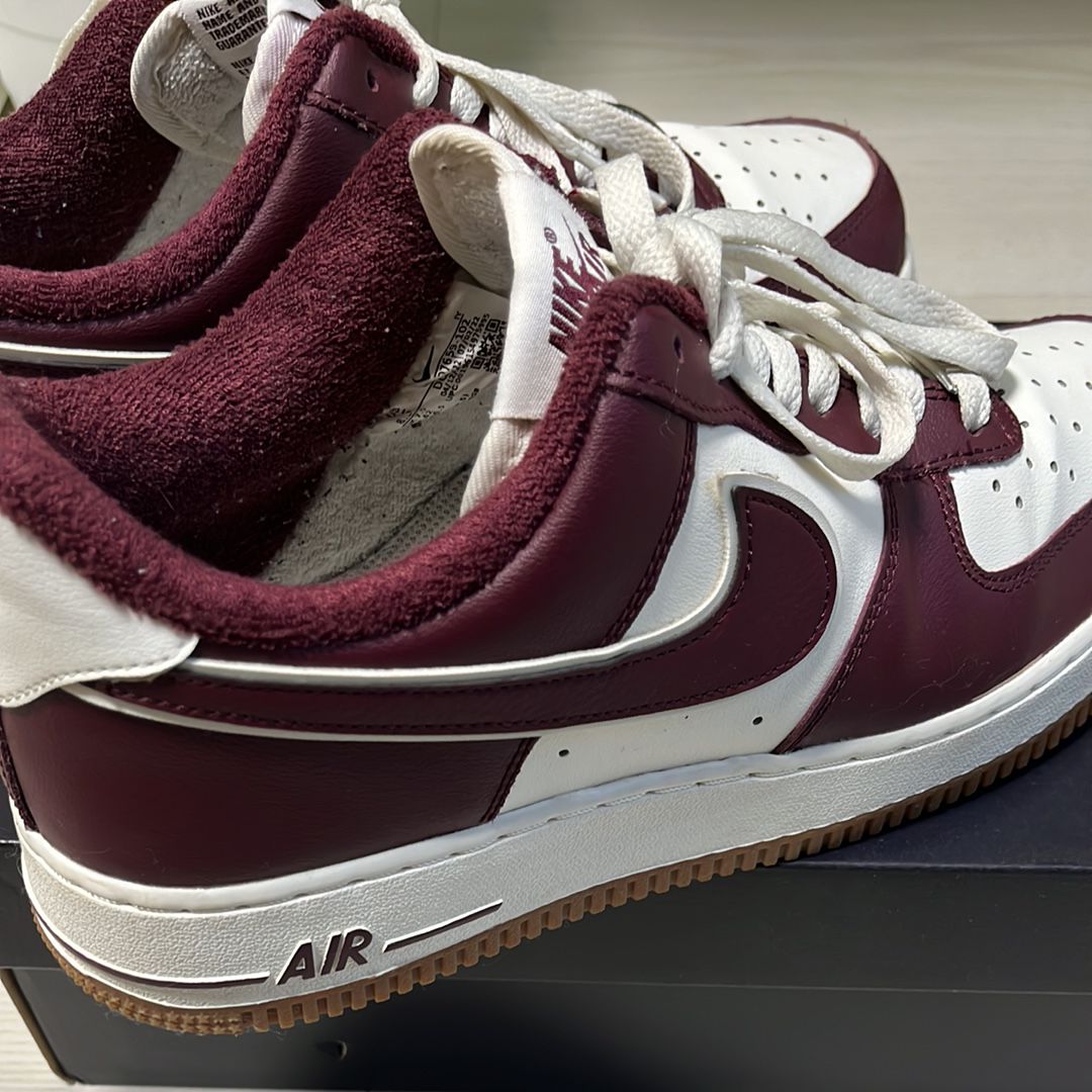 Nike Air Force 1 Low College Pack "Burgundy/White"
