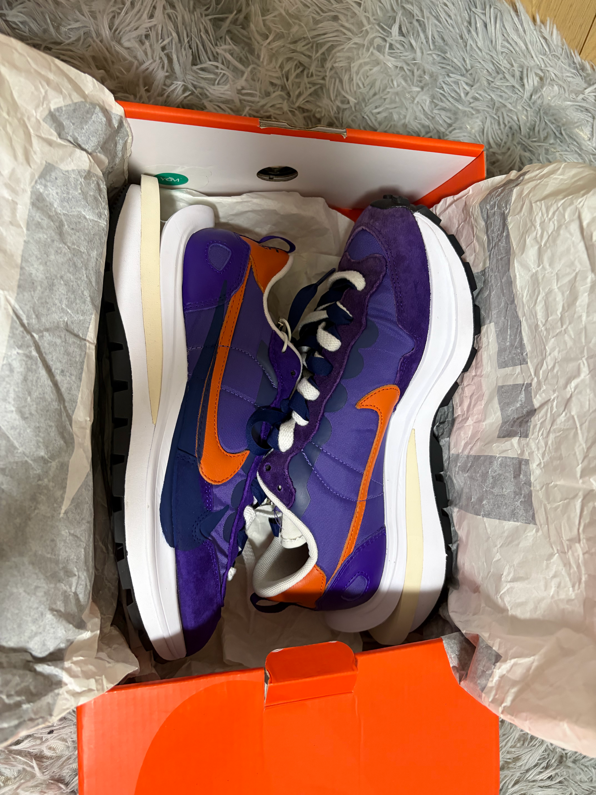 sacai × Nike Vapor Waffle "Dark Iris"
