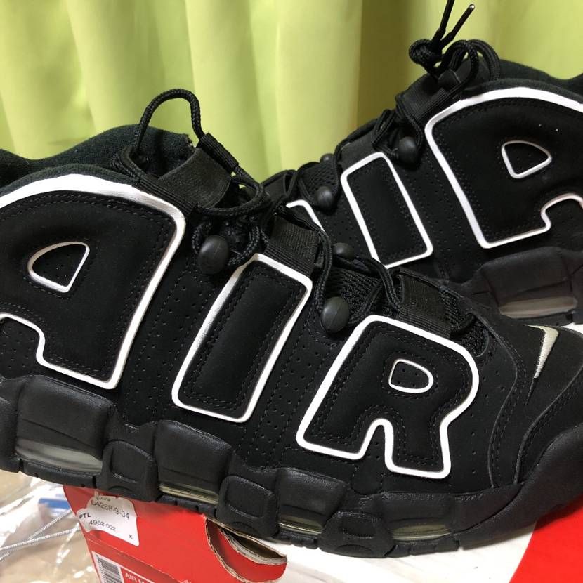 NIKE AIR MORE UPTEMPO "BLACK/WHITE"(2016)