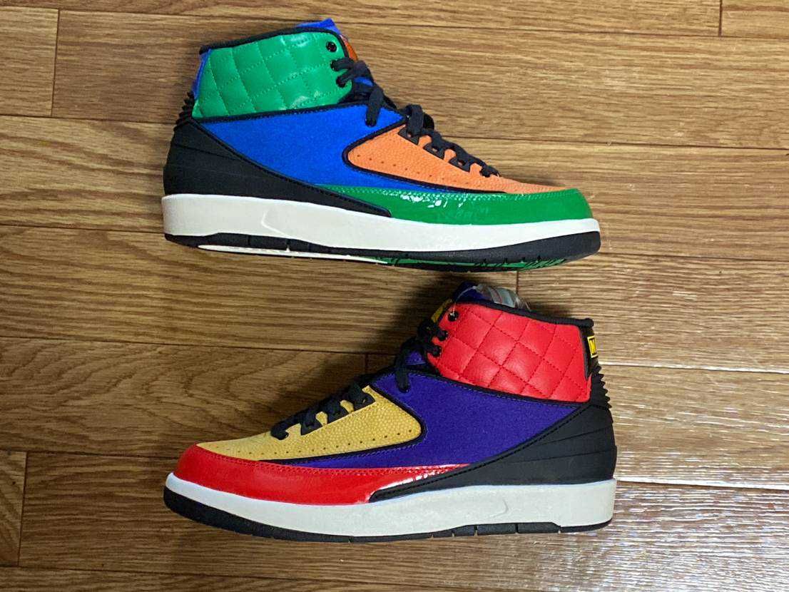 NIKE Women's AIR JORDAN 2 "UNIVERSITY RED/BLACK-COURT PURPLE"