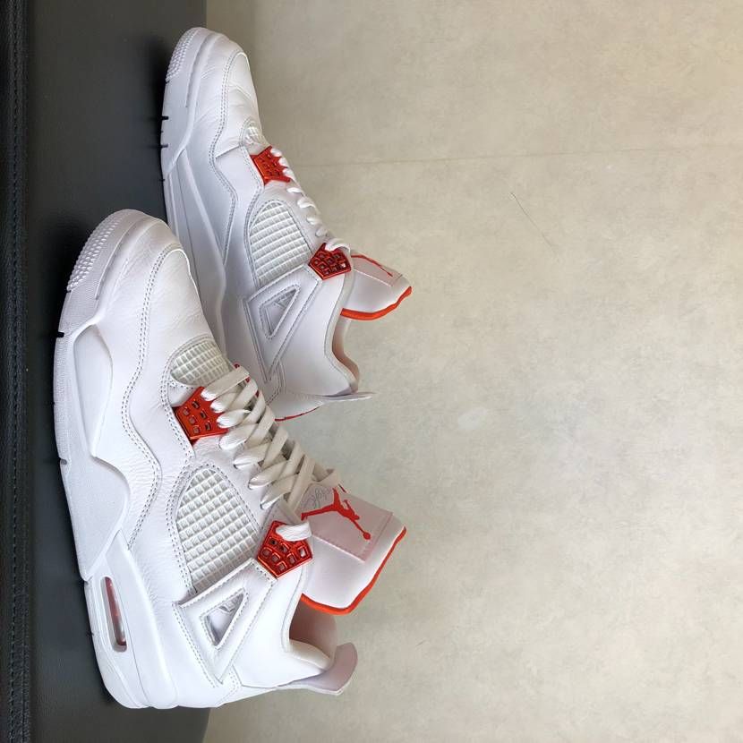 Nike Air Jordan 4 Retro "White/Team Orange"