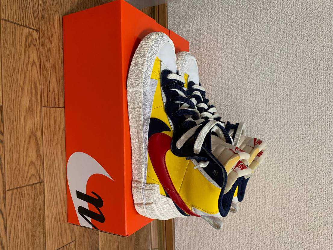 sacai × Nike Blazer Mid "Varsity Maize/Varsity Red"