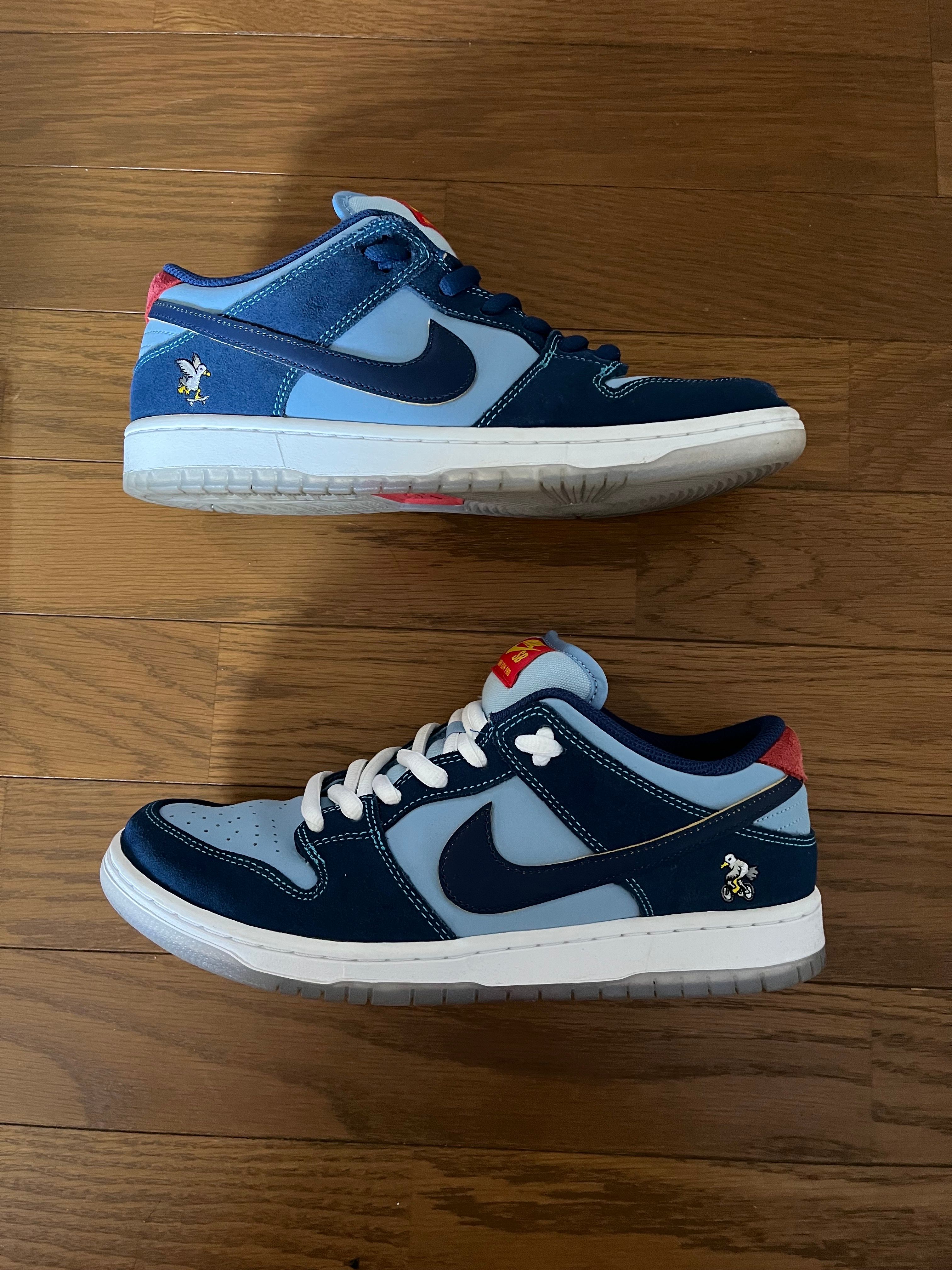 Why So Sad? × Nike SB Dunk Low "Coastal Blue/Speed Yellow-University Red"