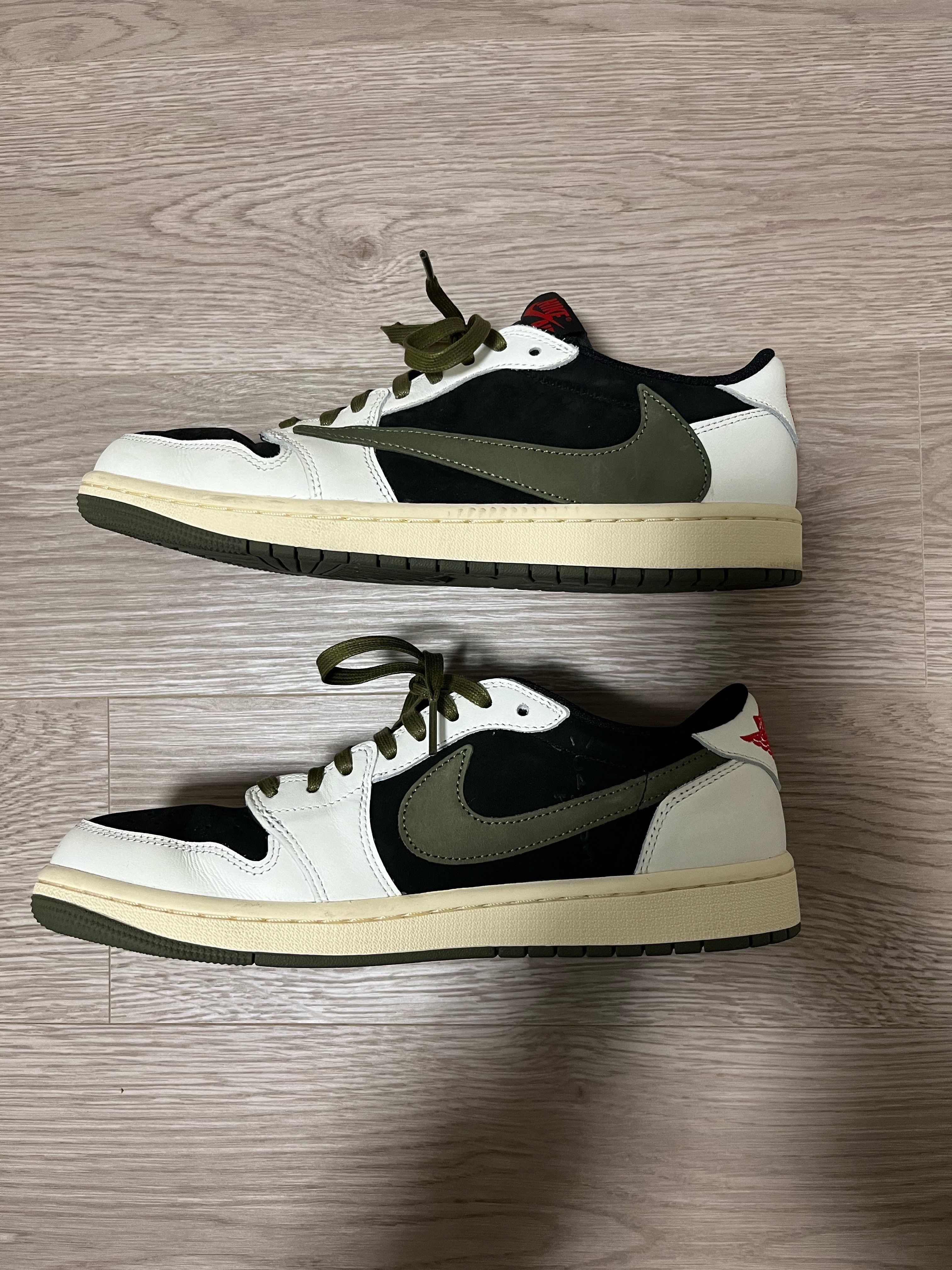 Travis Scott × Nike Women's Air Jordan 1 Low OG "Medium Olive"