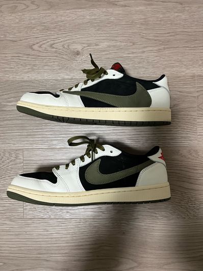 Travis Scott × Nike Women's Air Jordan 1 Low OG "Medium Olive"