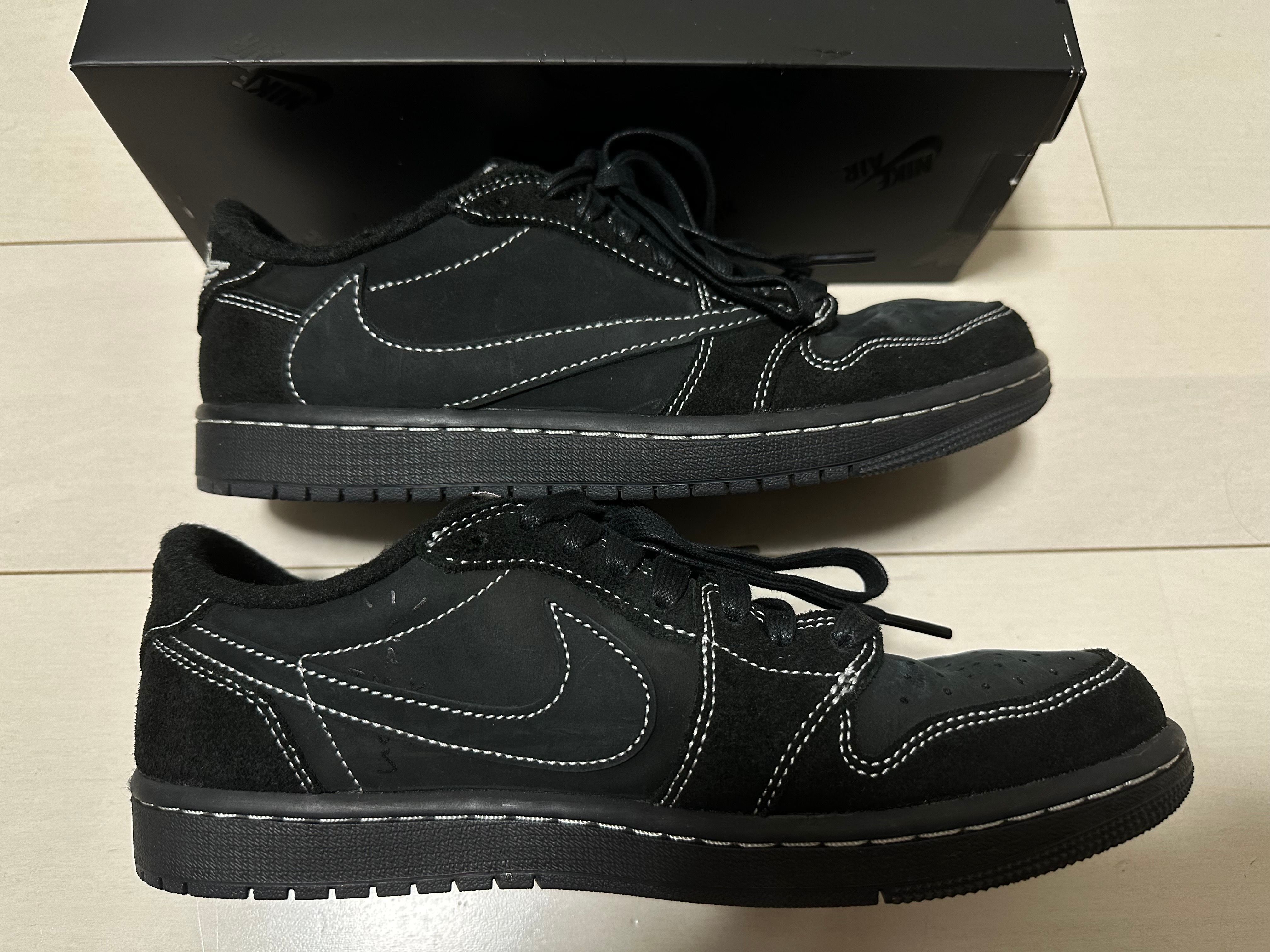 Travis Scott × Nike Air Jordan 1 Low OG SP "Black Phantom"