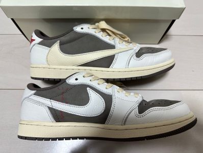 Travis Scott × Nike Air Jordan 1 Low OG SP "Reverse Mocha/Sail and Ridgerock"
